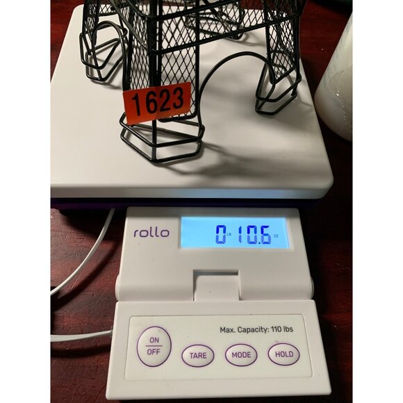 Black Metal Eiffel Tower Tea Light Candle Holder Decorative Accent - Picture 6 of 6